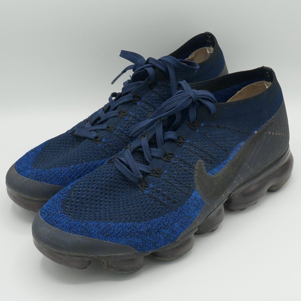 Nike Air VaporMax Flyknit Day to Night College Navy Running Shoes Men's Size 11